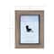 Brown with Black Edge 4&#x22; x 6&#x22; Frame, Simply Essentials&#x2122; by Studio D&#xE9;cor&#xAE;